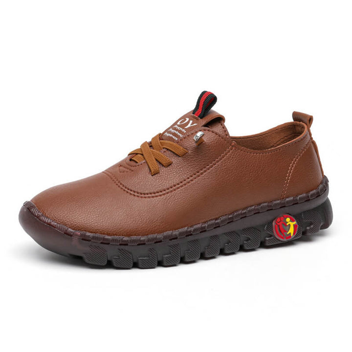 Damen Schnürschuhe aus veganem Leder