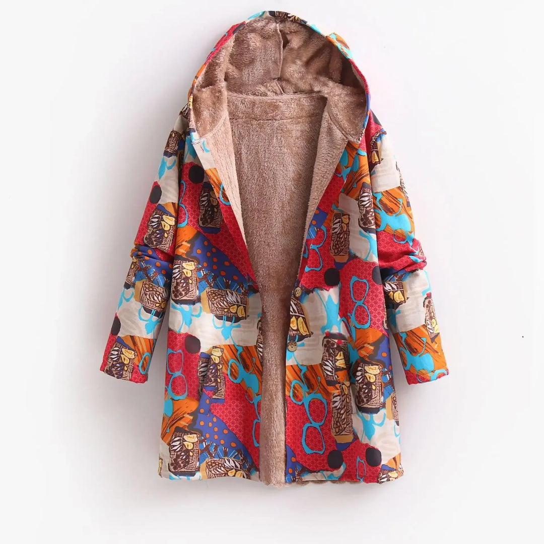 Fleecejacke Mit Kapuze Für Damen | Bedruckt