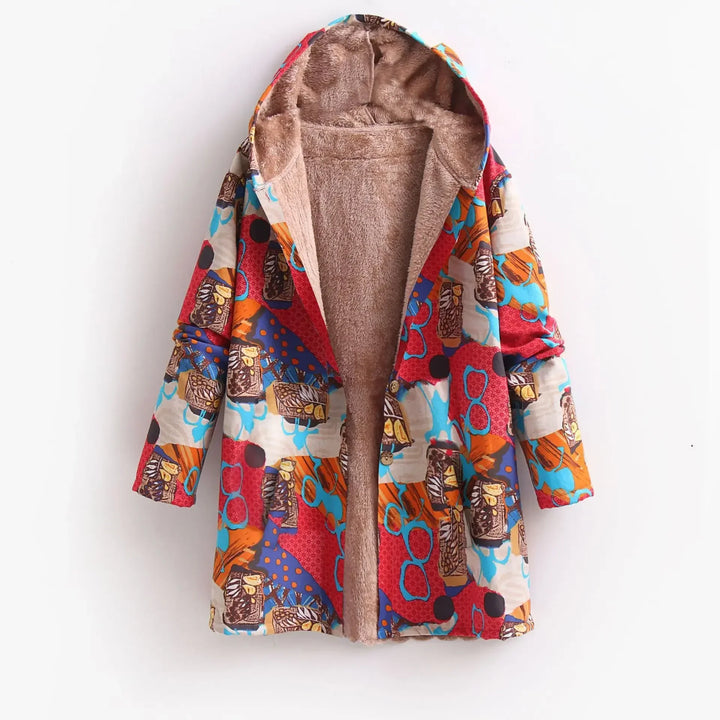 Fleecejacke Mit Kapuze Für Damen | Bedruckt