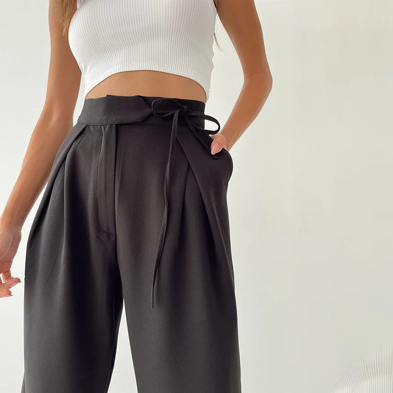 Damen Hose Mit Weiten Beinen | Lässig