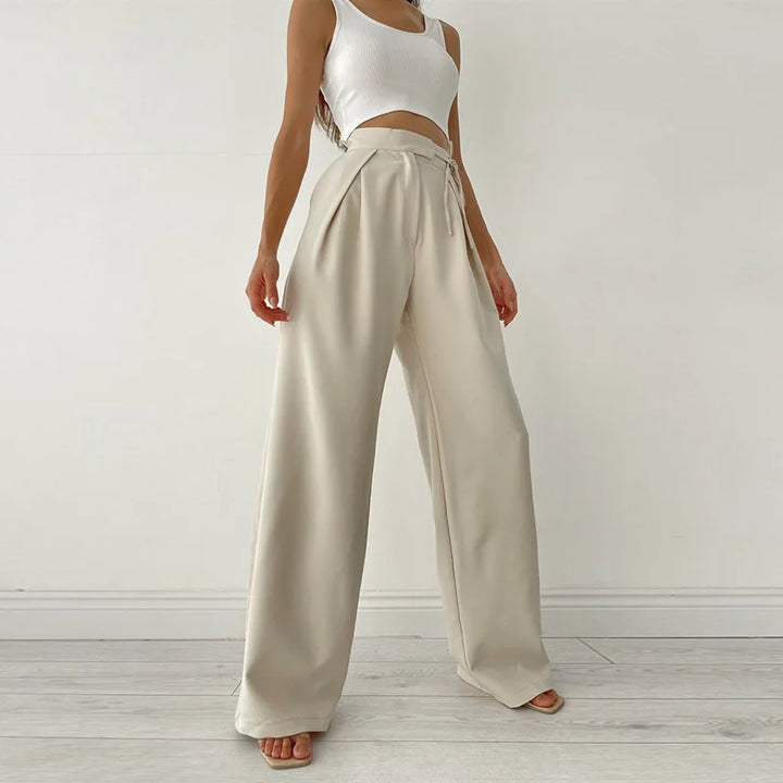 Damen Hose Mit Weiten Beinen | Lässig