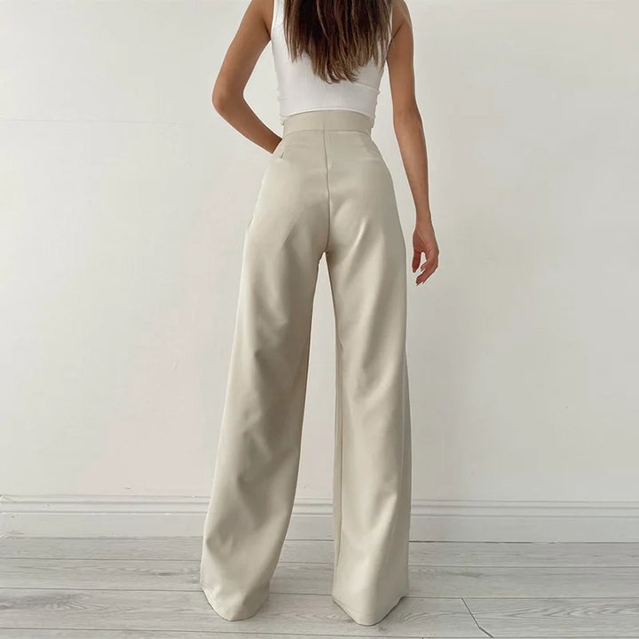 Damen Hose Mit Weiten Beinen | Lässig