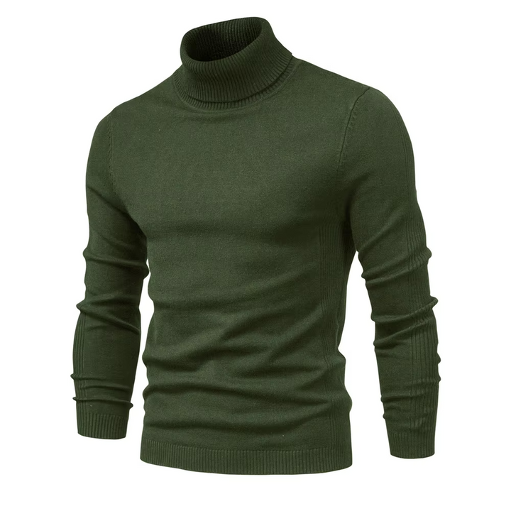 Klassischer Rollkragenpullover Für Herren | Langarm