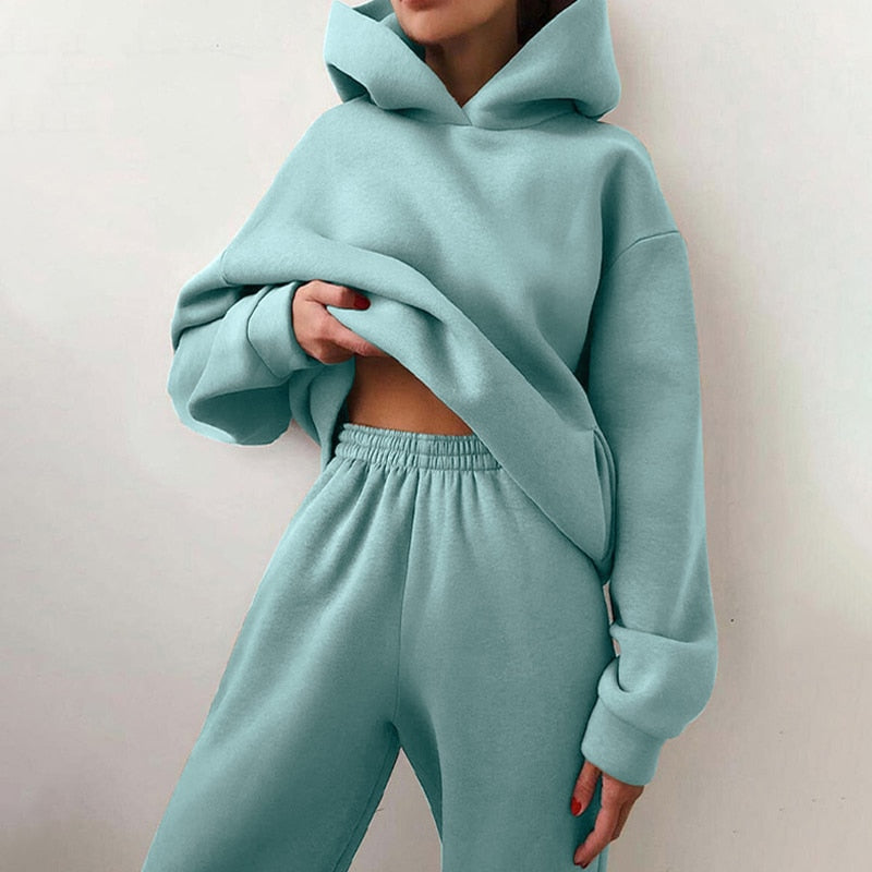 Oversize Hausanzug-Set Für Damen | Langarm