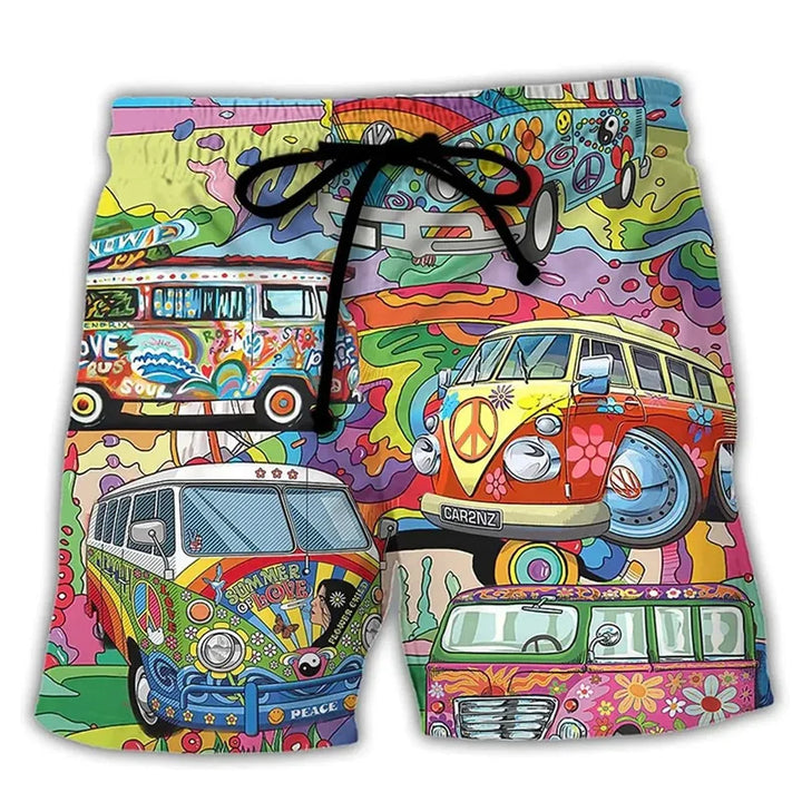 Herren Badehose mit grafischem Druck