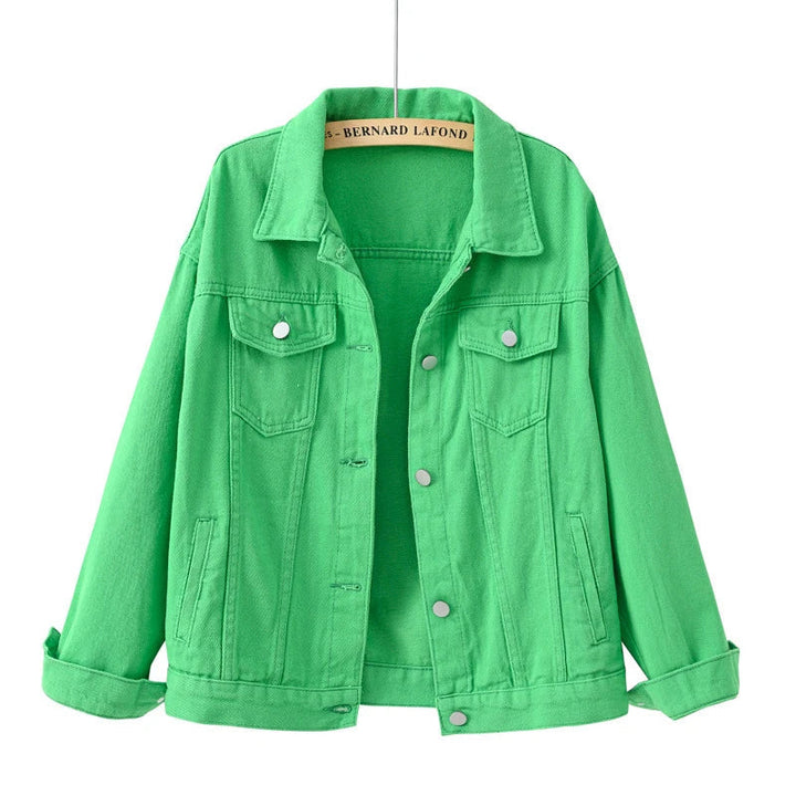 Stilvolle Jeansjacke Für Damen | Langarm