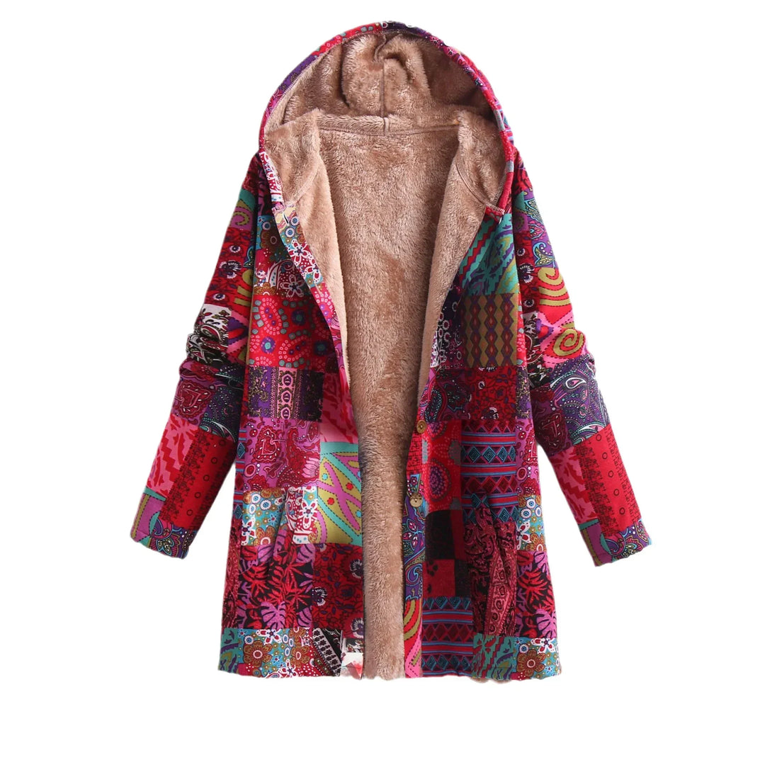 Fleecejacke Mit Kapuze Für Damen | Bedruckt