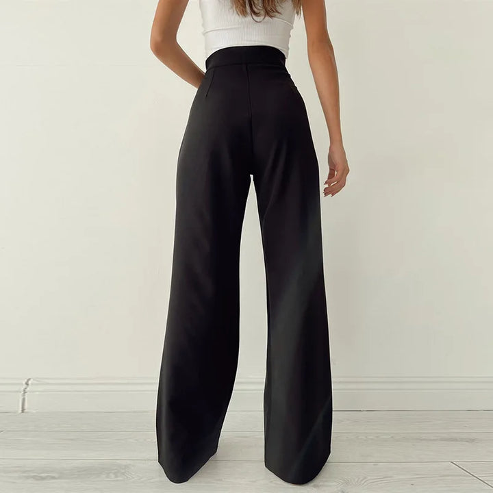 Damen Hose Mit Weiten Beinen | Lässig