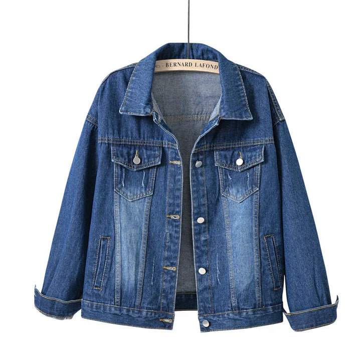 Stilvolle Jeansjacke Für Damen | Langarm