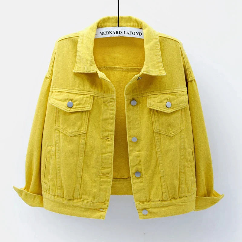 Stilvolle Jeansjacke Für Damen | Langarm