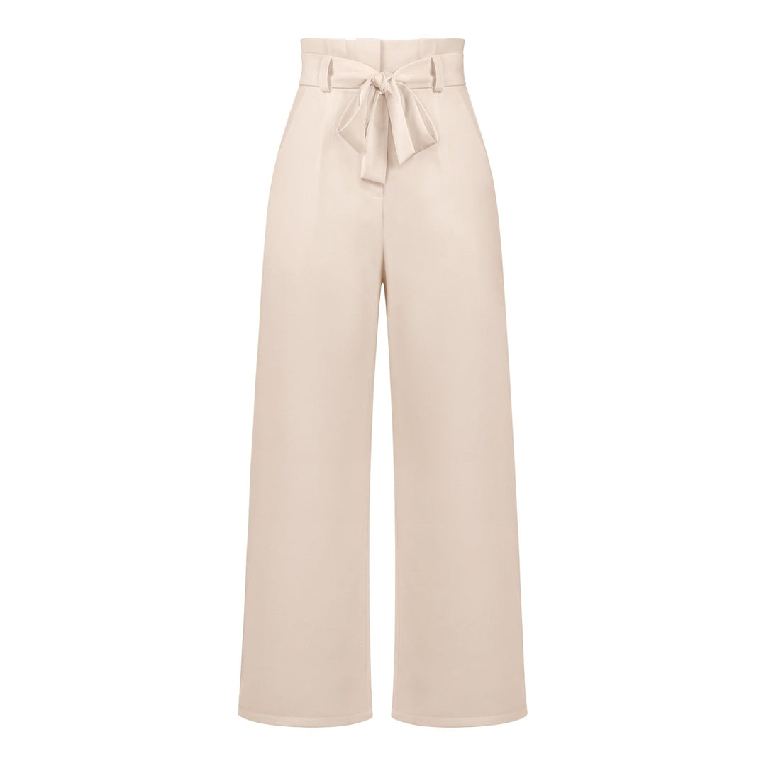 Damen Leinenhose Mit Hoher Taille | Stilvoll