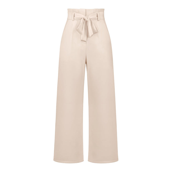Damen Leinenhose Mit Hoher Taille | Stilvoll