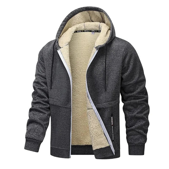 Herren Lässige Fleecejacke Mit Langarm | Winter