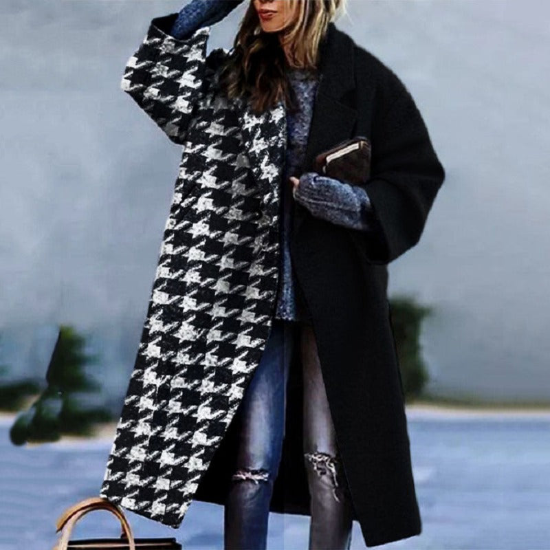 Damen Langer Lässiger Mantel | Herbst