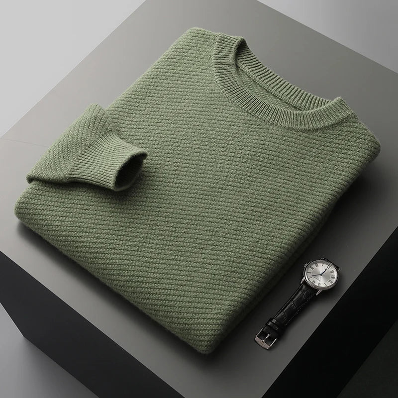Lässiger Strickpullover Für Herren | Langarm