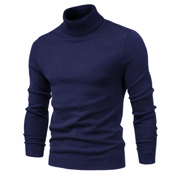 Klassischer Rollkragenpullover Für Herren | Langarm