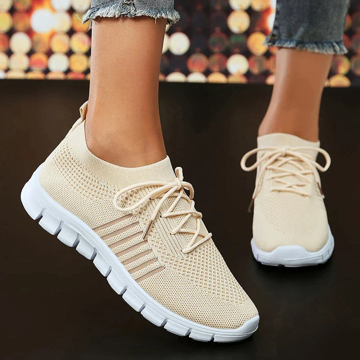 Damen Sportliche Strick-Sneaker