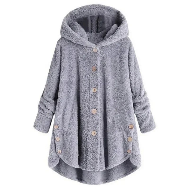 Stilvolle Fleece Winterjacke Für Damen | Mit Kapuze