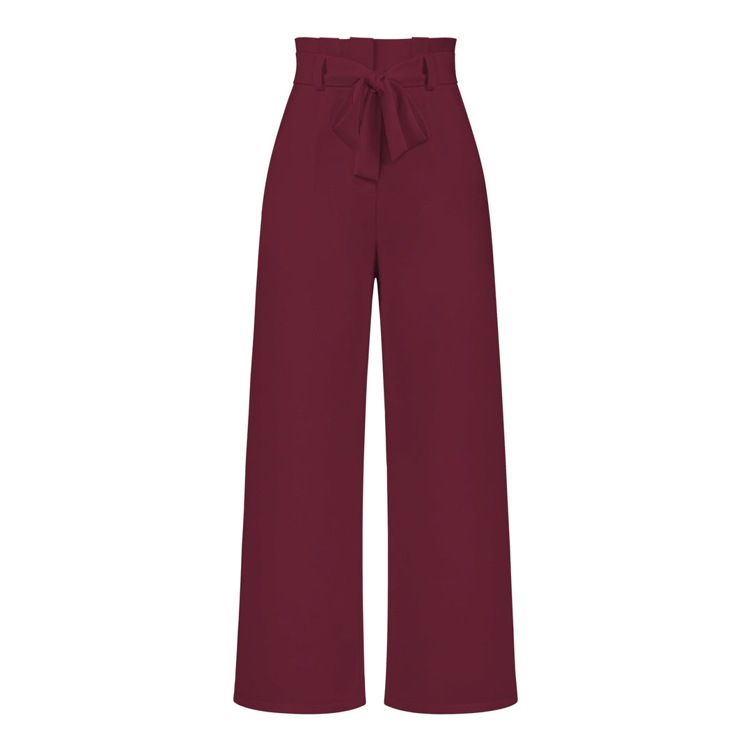 Damen Leinenhose Mit Hoher Taille | Stilvoll
