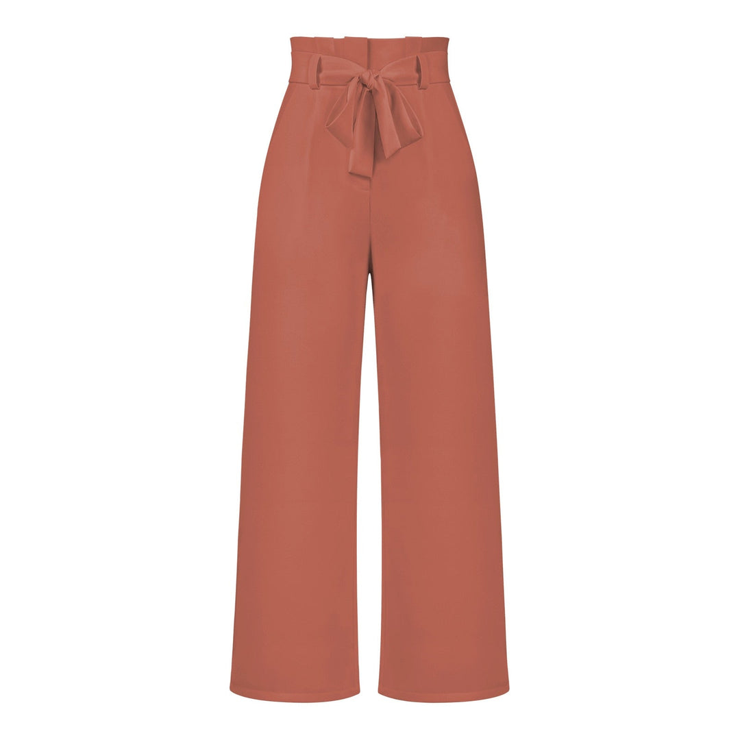 Damen Leinenhose Mit Hoher Taille | Stilvoll