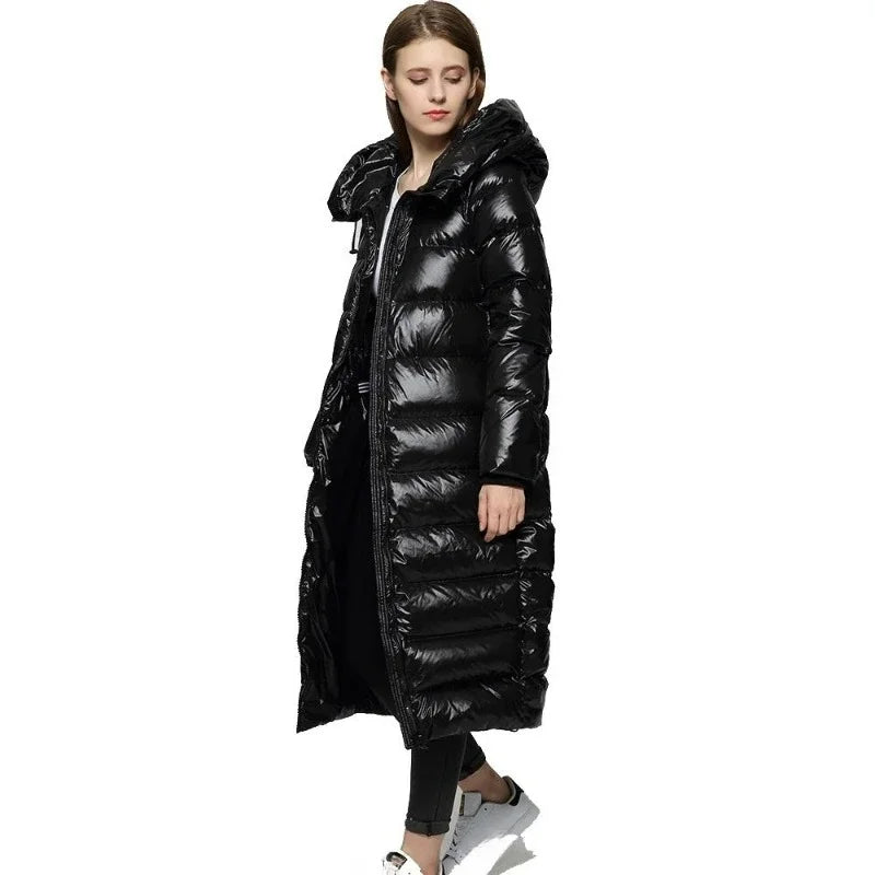 Damen Stylische Daunenjacke | Lang