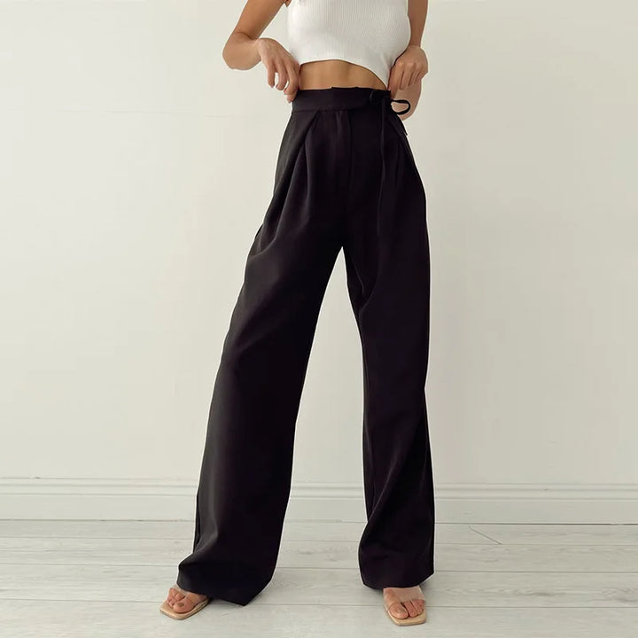 Damen Hose Mit Weiten Beinen | Lässig