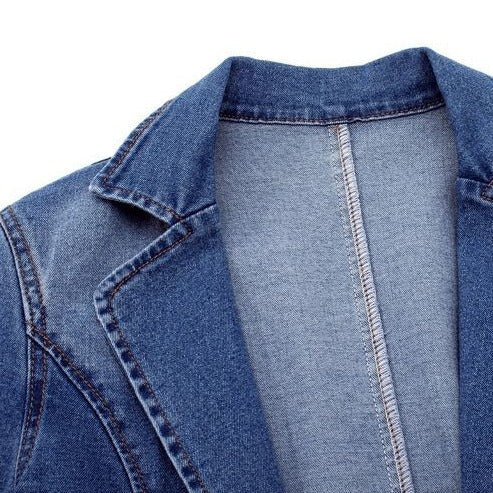 Jeansjacke Damen | Mit Tasche