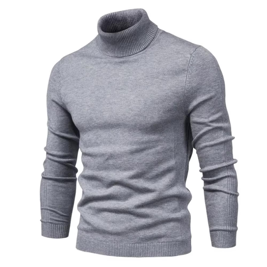 Klassischer Rollkragenpullover Für Herren | Langarm