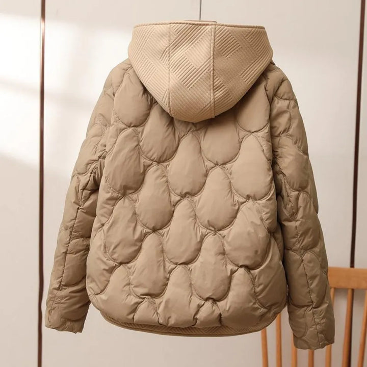 Gesteppte Jacke Mit Muster Für Damen | Mit Kapuze