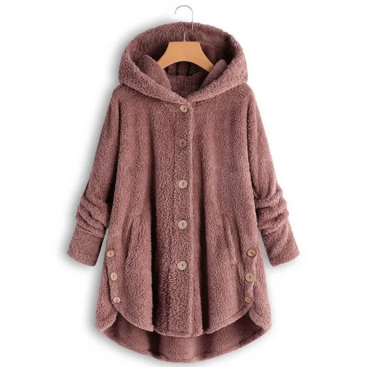 Stilvolle Fleece Winterjacke Für Damen | Mit Kapuze