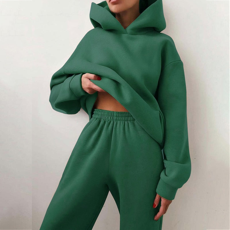 Oversize Hausanzug-Set Für Damen | Langarm