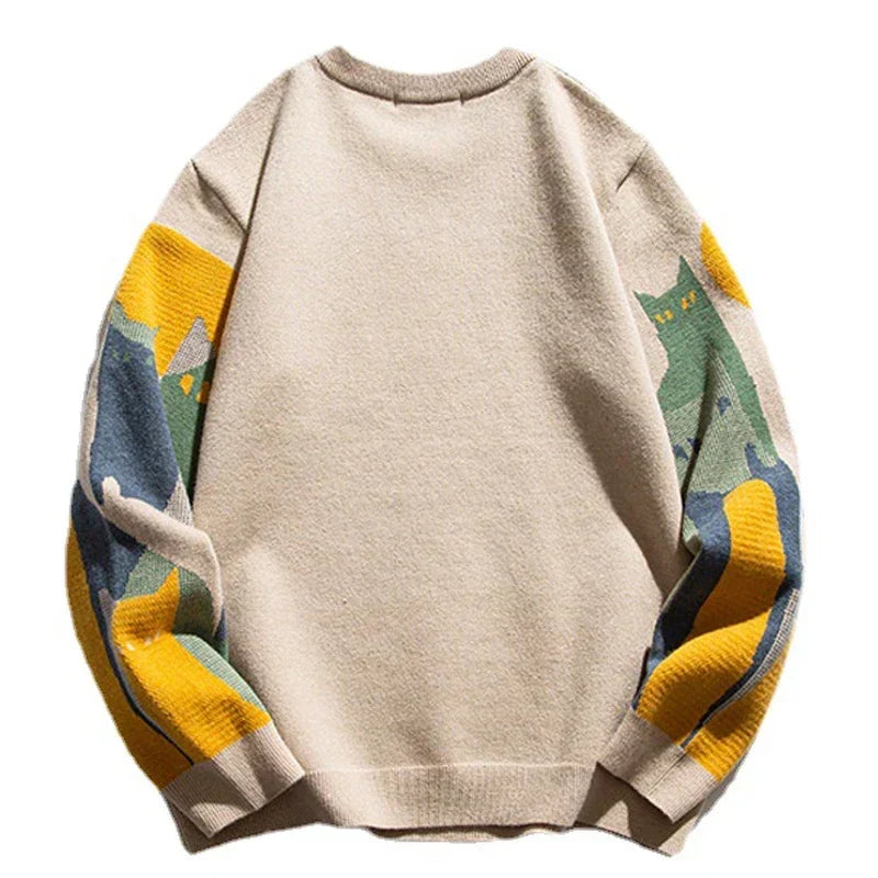 Stylischer Herrenpullover Mit Langarm | Mehrfarbig