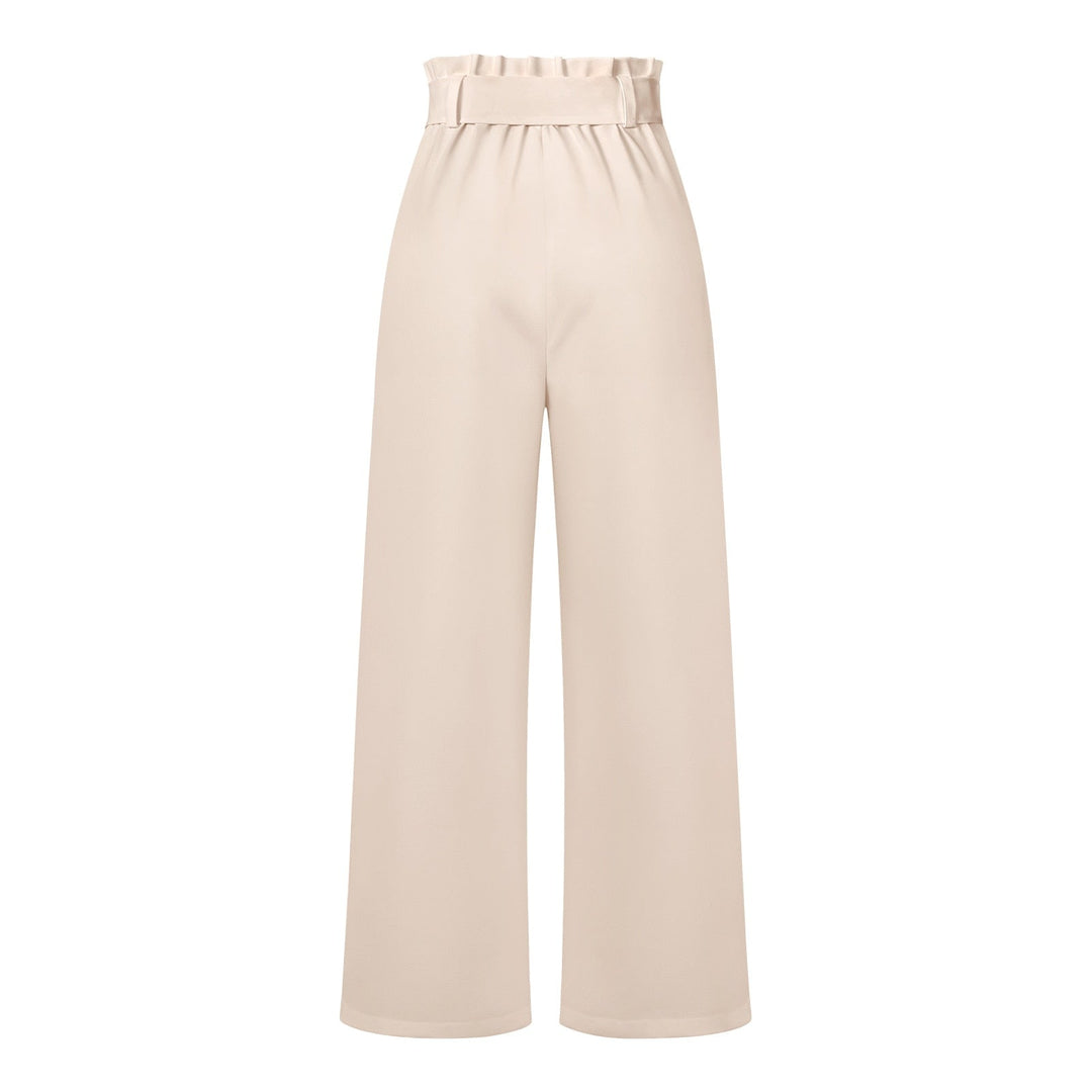 Damen Leinenhose Mit Hoher Taille | Stilvoll