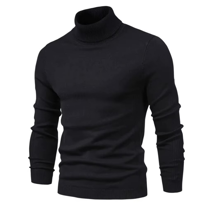 Klassischer Rollkragenpullover Für Herren | Langarm