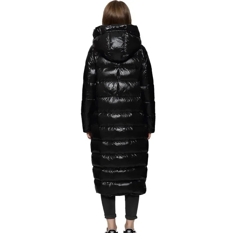 Damen Stylische Daunenjacke | Lang