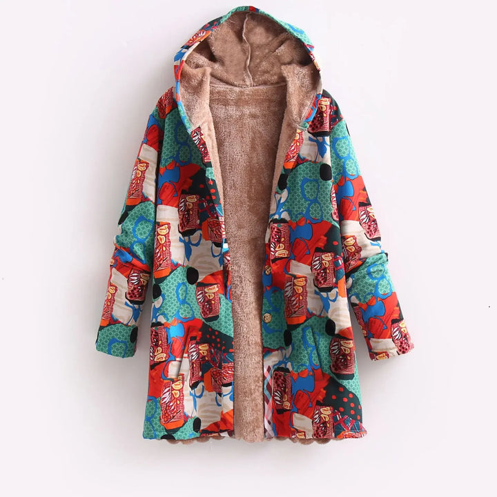 Fleecejacke Mit Kapuze Für Damen | Bedruckt