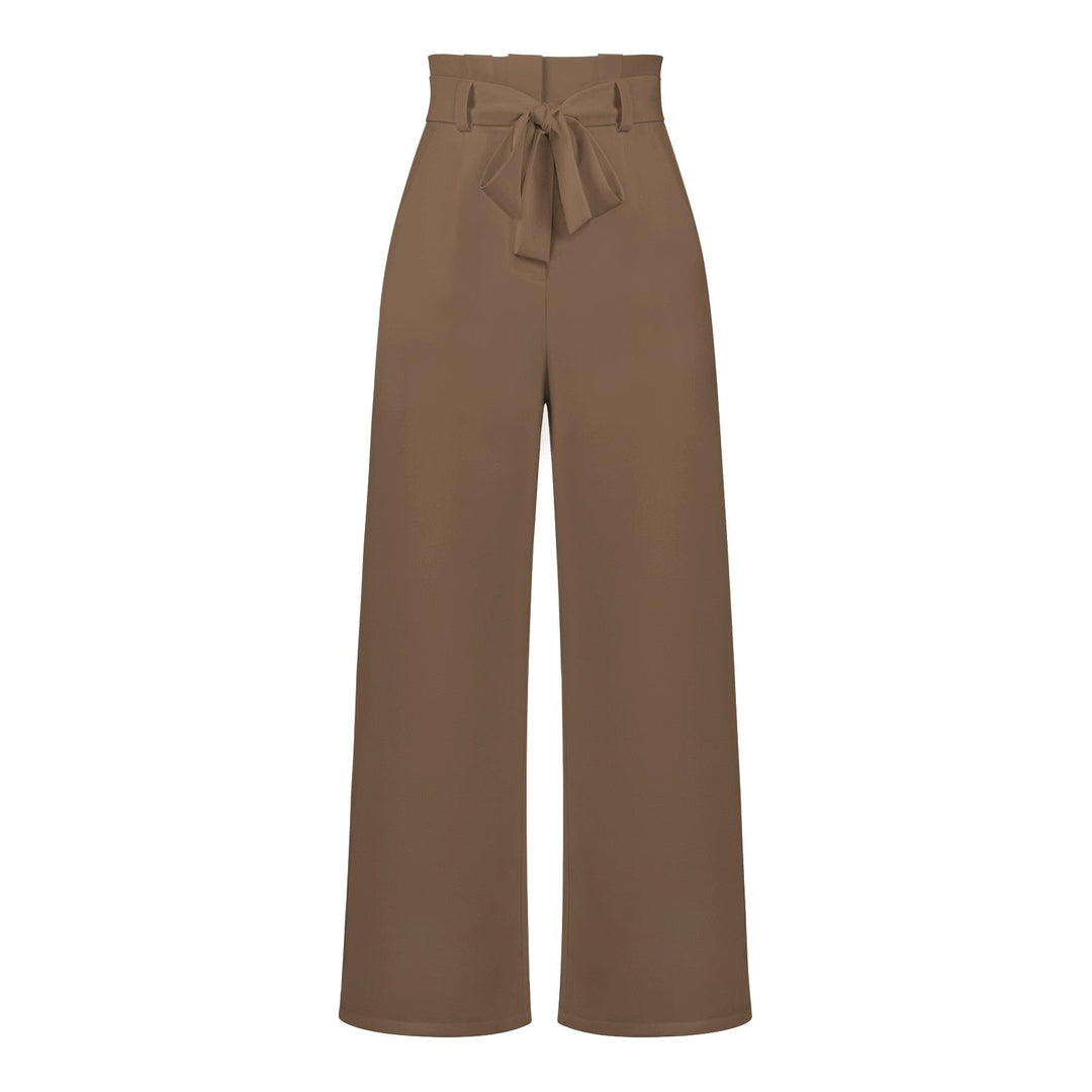 Damen Leinenhose Mit Hoher Taille | Stilvoll