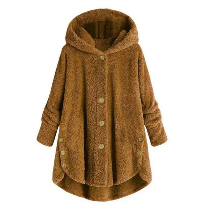 Stilvolle Fleece Winterjacke Für Damen | Mit Kapuze