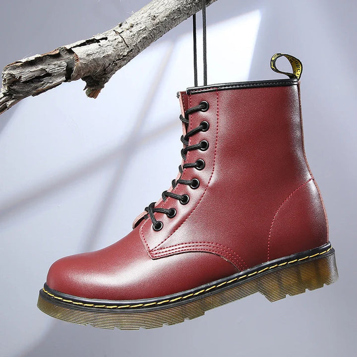 Damen Leder Stiefeletten | Lässig