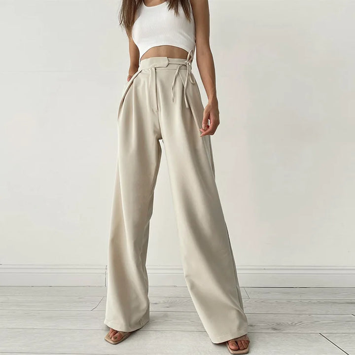 Damen Hose Mit Weiten Beinen | Lässig