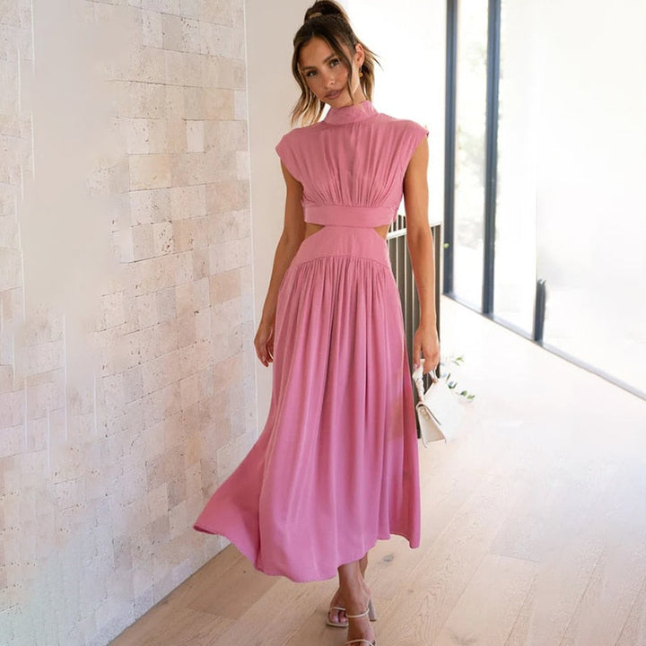 Elegantes Midikleid mit Faltenrock für Damen