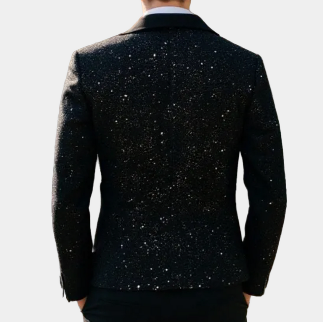 Glitzer-Blazer Für Herren | Langarm