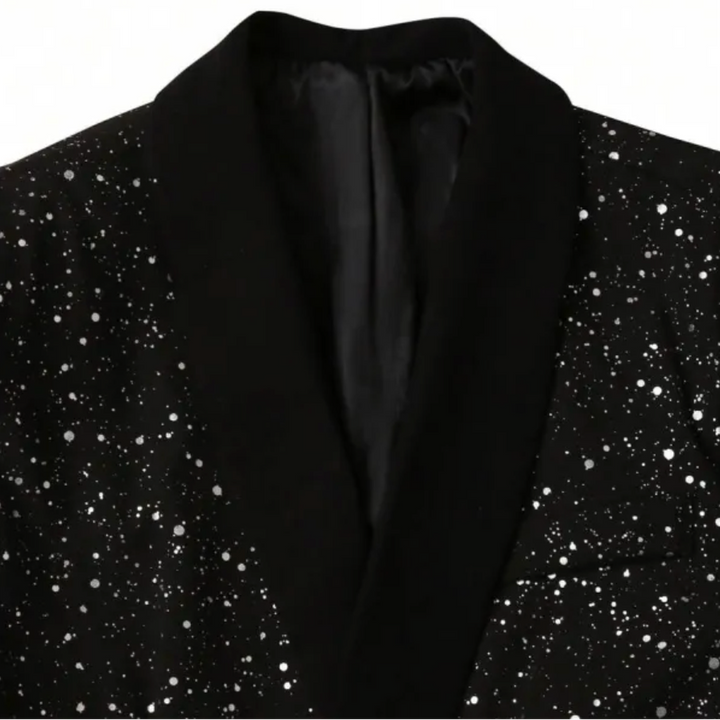 Glitzer-Blazer Für Herren | Langarm