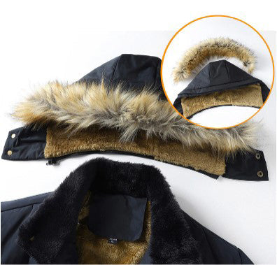 Herren Parka Mit Abnehmbarer Kapuze | Winter