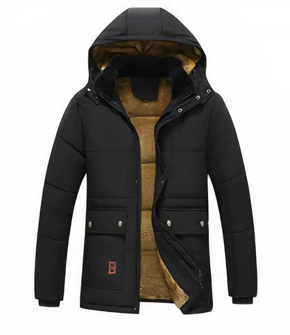Herren Parka Mit Abnehmbarer Kapuze | Winter