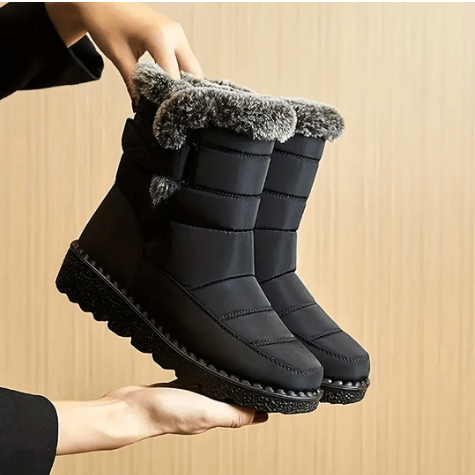 Damen Winterstiefel | Mit Fell Detail