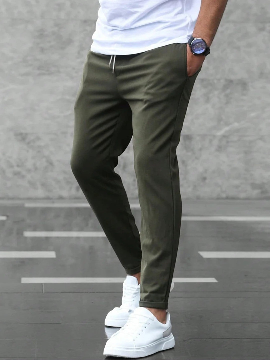 Herrenhose Mit Stretch | Stilvoll