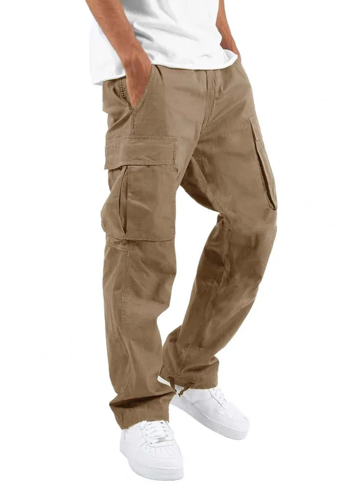 Herren Stretch-Cargohose | Lang