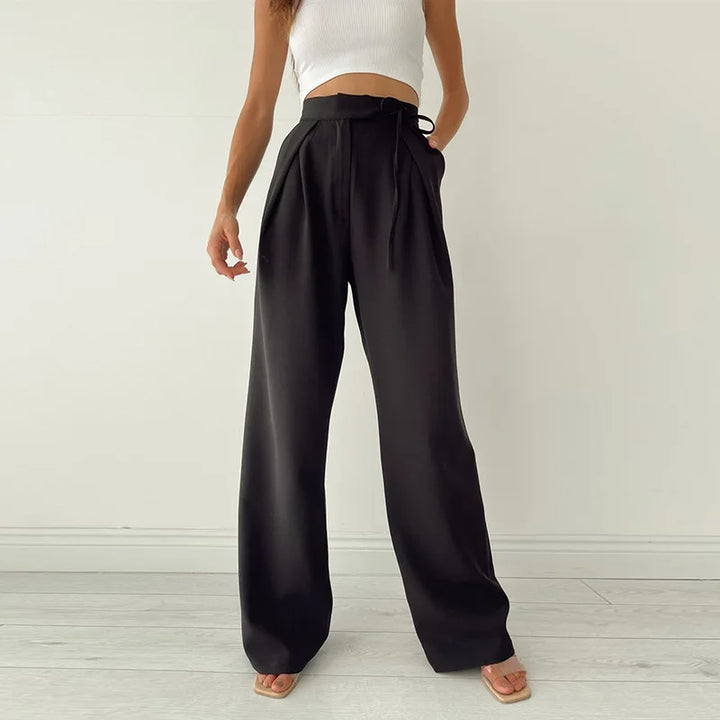 Damen Hose Mit Weiten Beinen | Lässig