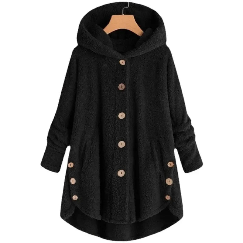 Stilvolle Fleece Winterjacke Für Damen | Mit Kapuze